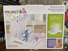 Munchkin Deluxe Bottle Drying Rack Folds Flat For Storage