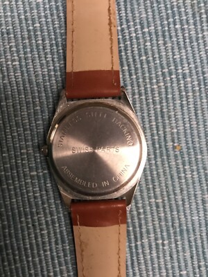 Mens PCA Quartz Watch, Light Brown Buckle Band | eBay