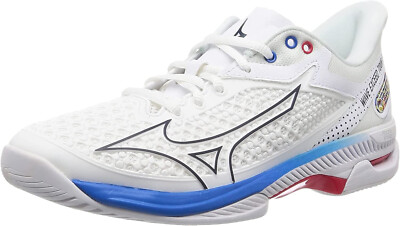 MIZUNO Tennis Shoes WAVE EXCEED TOUR AC 61GA2276 White Navy US10