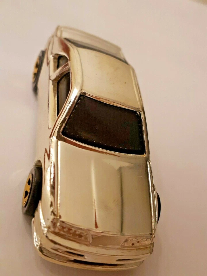Coche de juguete fundido a presión Hot Wheels 1989 cromo dorado 1/64 Foto 3 de 4