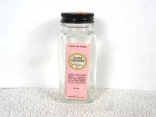 Vintage Lady Esquire Cleaner Conditioner 4 Oz Empty Glass Bottle