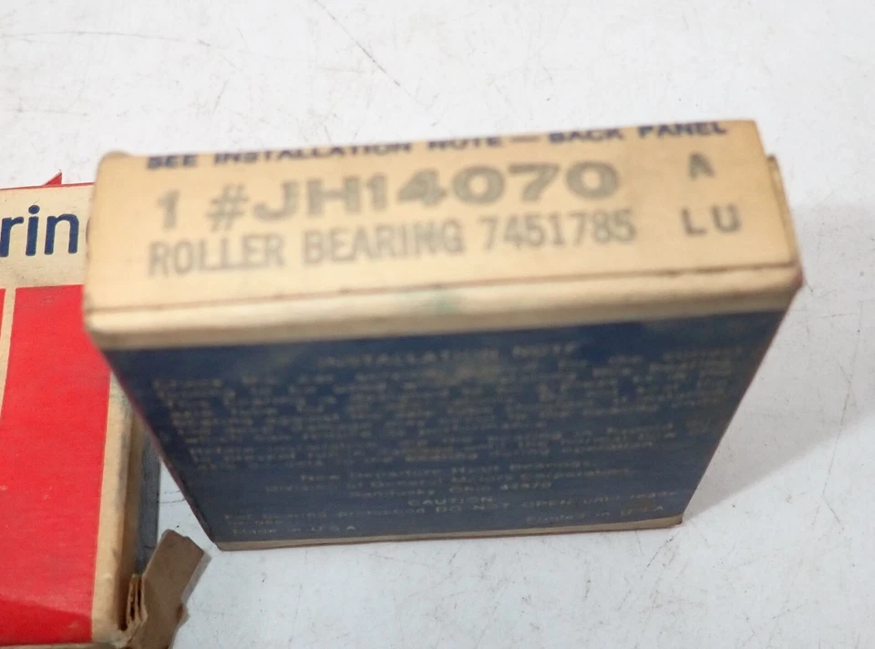 Rodamientos traseros GM Delco NDH JH14070 7451785 Chevrolet 10 12 pernos OFERTA REAL Foto 3 de 4