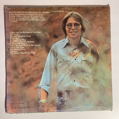 John Denver - Spirit Vinyl, LP 1979 RCA Victor - APL-11694 - Bild 2 von 5