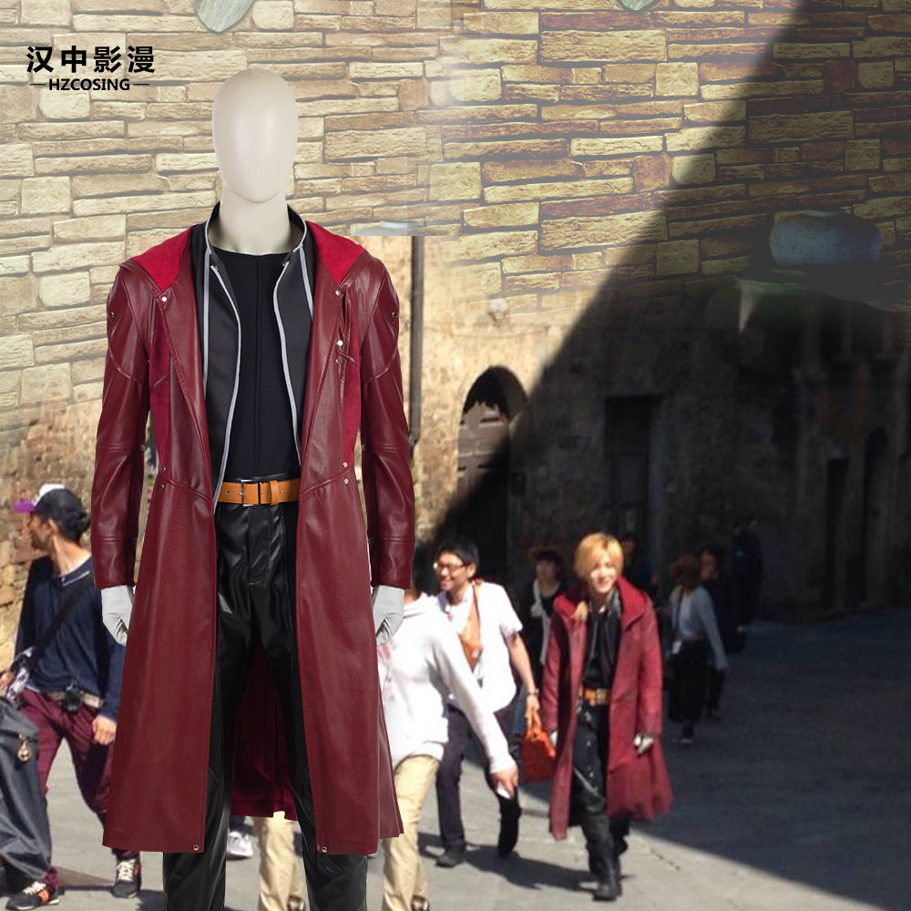 Fullmetal Alchemist Edward Elric's Cosplay Costume Leather Coat
