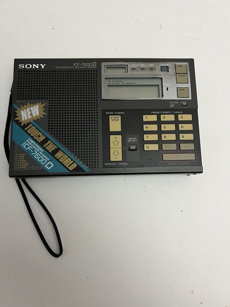 SONY RADIO ICF 7600D | eBay