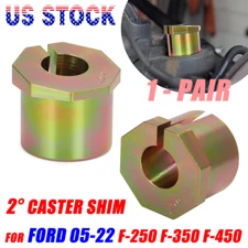 2° Caster Shim Set For 2005-2022 Ford F-250 F-350 F-450 Adjustability Fix Camber