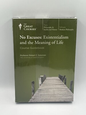 Great Courses No Excuses: Existentialism and Meaning of Life (4 DVDs), Guidebook