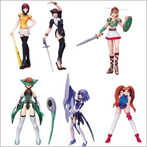 SR namco Real Figure Collection Gals part 4 Complete 10 types