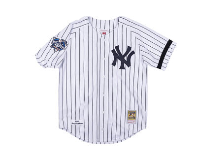 Mitchell & Ness Authentic Jersey White NY Yankees 2000 WS Bernie 