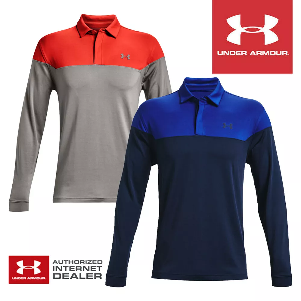 Under armour men's playoff long sleeve golf polo cheap