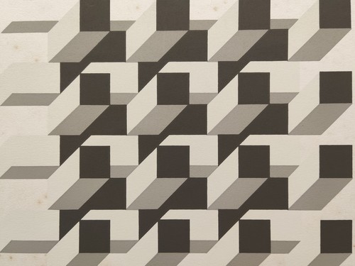 ITALO VIOLANTE SIGNED ORIGINAL LIMITED EDITION ABSTRACT BLOCK SCREEN PRINT 37/50 - Picture 8 of 22