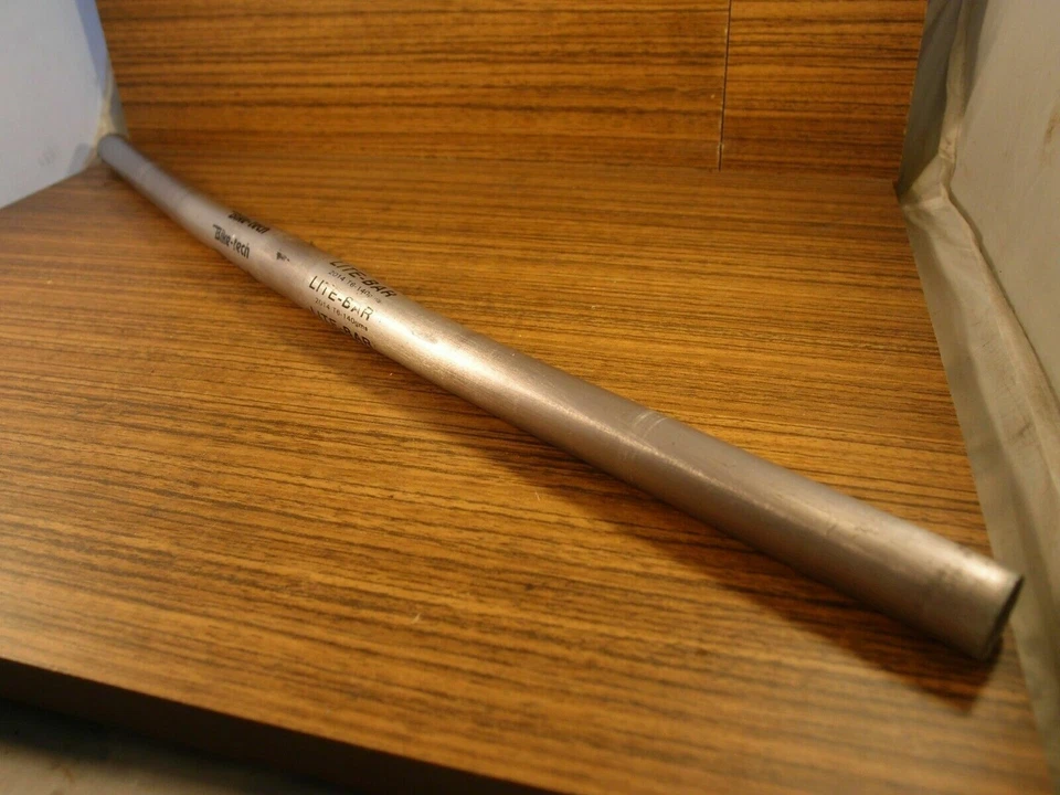 1990's MTB aluminium flat handlebar BIKE TECH Lite bar 2014 T6 140 gram 25.4 mm - Image 2 of 4