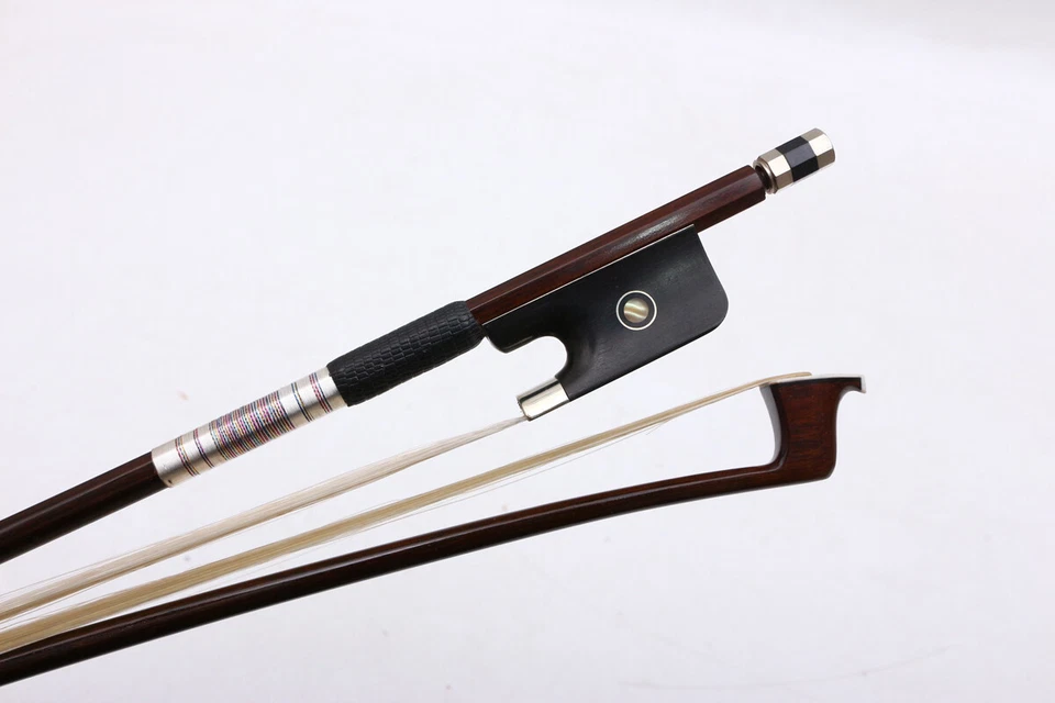 16inch Viola Bow Ebony Double Eye Tailstock Quality Brazilian Wood Viola Bow - Image 2 of 4