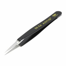 Aven 18032ARS Style 00-SA Artis Tweezer, Black with Yellow Print