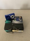 FujuFilm FinePix J12- BLUE 8.2 MP Digital Camera w/ Battery & Accessories WORKS!