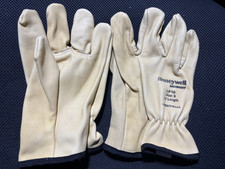 Honeywell Leather Work Gloves, Size 9, 10 Inch Length, Made In Usa By Salisbury