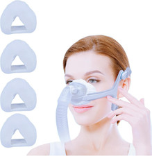 4 Pack Nasal CPAP Mask Liners One Size Compatible with All Medium, White