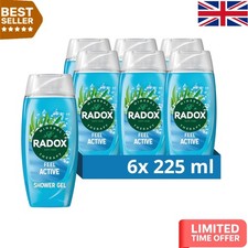 Eco-Friendly Mineral Therapy Shower Gel: Lemongrass & Sea Salt (225ml, 6pack) 7.40 per litre