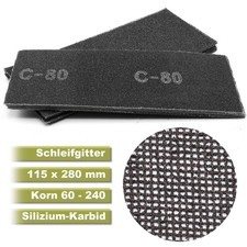 Mesh Lines 115 x 280mm Sanding Mesh Grit 60, 80, 100, 120, 150, 180, 240