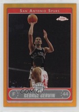 2006-07 Topps Chrome Gold Refractor 18/25 George Gervin #159 HOF 0og1