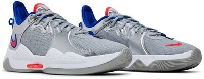 NIKE PAUL GEORGE 5 ''SPACE METALLIC SILVER'' - SIZE 46.0 - NEU MIT BOX