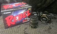 Canon EOS Rebel XTi DSLR Body  18 - 55mm Lens Kit  Rebel T5/T5i Box FOR PARTS