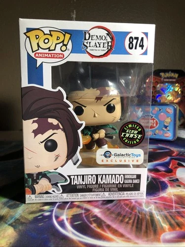 Galactic Toys Exclusive - Funko Pop! Animation: Demon Slayer-Tanjiro Glow Chase