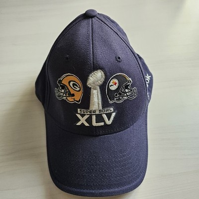 Reebok Exclusive Stadium Collection NFL Superbowl XLV Hat Packers Steelers S/M