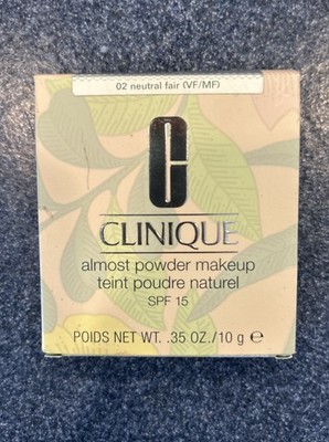 Clinique Almost Powder Makeup SPF 15 No 2 Neutral Fair 0.35 oz NEW