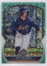 2023 Bowman Chrome Prospects Aqua Shimmer Refractor 25/125 Jett Williams 0c3e