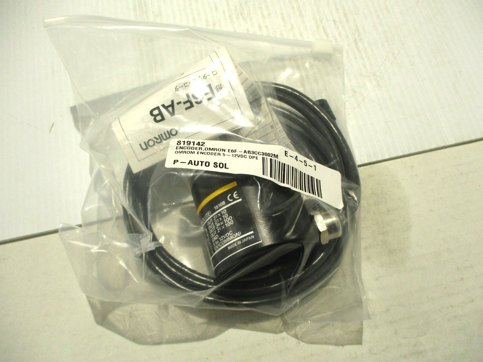 NEW OMRON E6F-AB3C-C ROTARY ENCODER ASSEMBLY