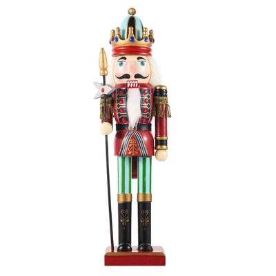 Christmas Nutcracker Ornament,12 inch Traditional Painted Wooden Nutcracker Sold