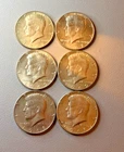 Lot of 6 Kennedy Half Dollars Lot Of 6 40% Silver