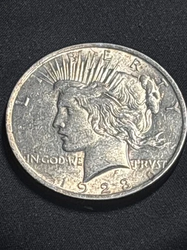 New Listing1923 Peace Silver Dollar One Dollar U.S. Coin Vintage 90% Silver