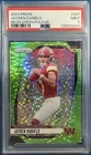 2024 Panini Prizm Jayden Daniels Neon Green Pulsar Rookie RC #347 PSA 9