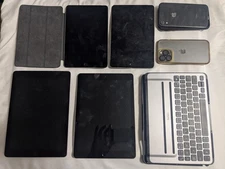 iPads & iPhones Lot (Save it for Parts Edition) 3 minis 2 regulars and 2 phones!