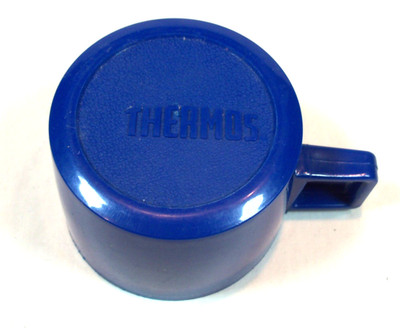 Replacement Blue Cup Cap for 1 Pint 2 Cup King Seeley Thermos # 22A63