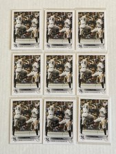 2022 Topps Update Fenway Park Fireworks Lot x9 Yankees Judge Stanton 