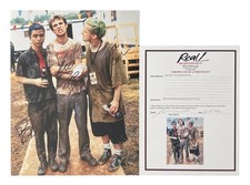 GREEN DAY x3 BILLIE JOE ARMSTRONG Signed 'WOODSTOCK 94' 11x14 Photo EPPERSON COA