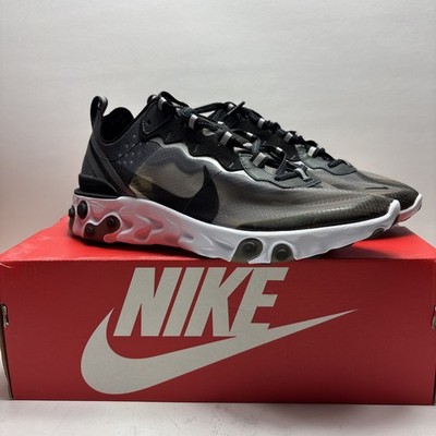 Nike React Element 87 Anthracite Black White AQ1090-001 Men s Size 10 US