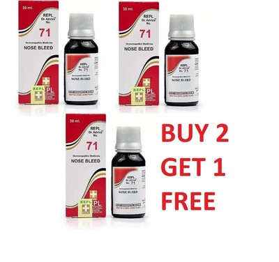REPL Dr. Advice No.71 Nose Bleed Drop Homeopathic Remedies