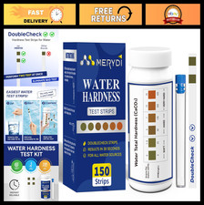 Water Hardness Test Kit - 150 Strips, Double Color Pads for Home  Pool Testing