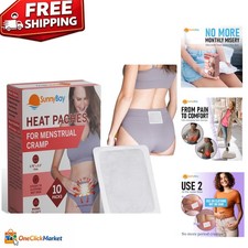 Air-Activated Menstrual Heating Pads, Discrete  Comfortable Relief for Cramps