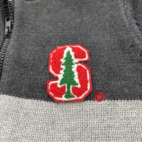 Alma Mater NCAA STANFORD CARDINAL Kids Sweater 1/4 Zip 6T Youth M MEDIUM NWT - Picture 2 of 7