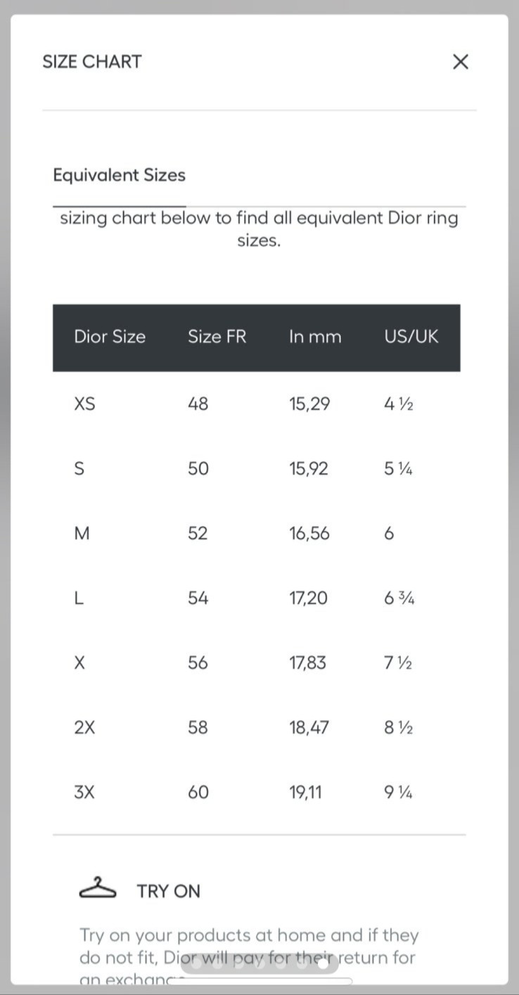 Dior Dio(r)evolution Ring *authentic* - image 6