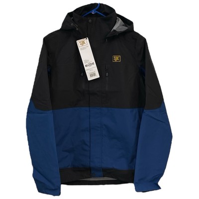 SJK Storm Guide Men's LG Black/Estate Blue Rain Jacket