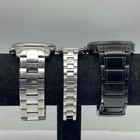 Fossil Stainless Steel Wristwatch Lot of 3 Assorted Chronograph Quartz Models — photo 4
