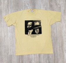 Vintage 90s Scott Joplin Historic House Dedication T-shirt XL Ragtime Yellow