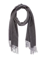 Phenix Woven Cashmere Solid Scarf Women's Grey