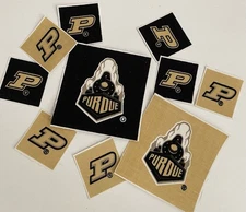 Purdue University - Iron On Fabric Appliques - Sports Patches